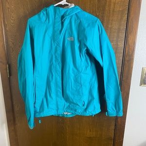 The North Face Women’s Raincoat Teal Blue Medium